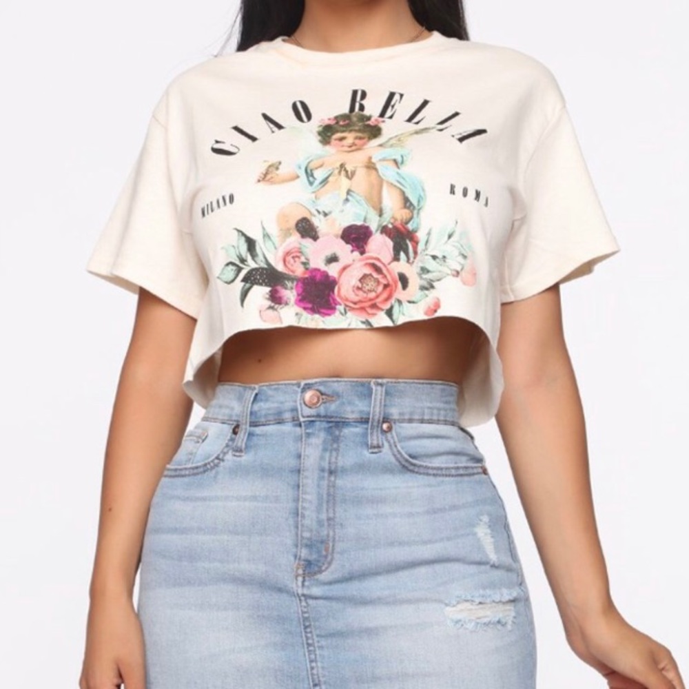 Angelic Crop Top💘